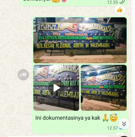 Pengiriman Papan Bunga Duka Benda